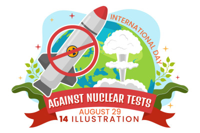 14 International Day Against Nuclear Tests Illustration