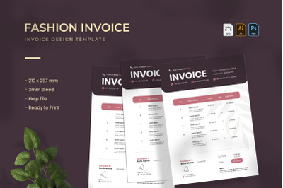 Fashion - Invoice