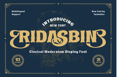 Ridasbin | Serif Classic Modernism