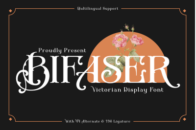 BIFASER  Victorian Font