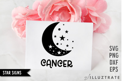 Cancer SVG Cut File | Star Sign Cutting Files | Zodiac