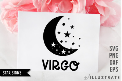 Virgo SVG Cut File | Star Sign Cutting Files | Zodiac