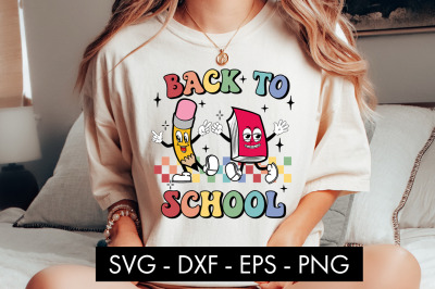 Back To School SVG Cut File PNG Sublimation