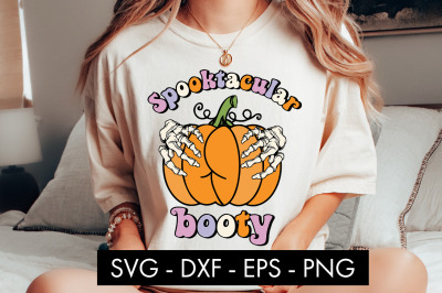 Spooktacular Booty SVG Cut File PNG Sublimation