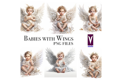 Baby Fairies with Wings