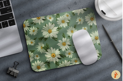 Beautiful Daisies Mouse Pad Design