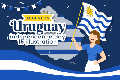 15 Happy Uruguay Independence Day Illustration