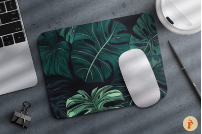 Tropical Leaves Mouse Pad