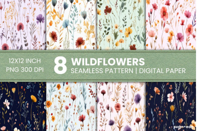 Floral Digital Paper | Sublimation Background