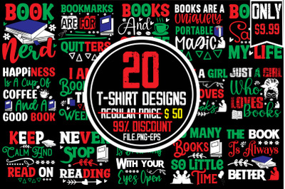 Reading SVG Bundle,20 Designs,Reading T-shirt Bundle