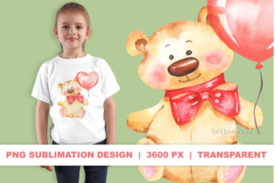 Teddy bear PNG Sublimation
