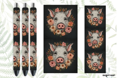 Embroidery Pig Pen Wraps | Sublimation