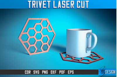 Trivet Laser Cut SVG | Trivet Laser Cut SVG Design | CNC Files