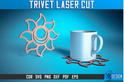 Trivet Laser Cut SVG | Trivet Laser Cut SVG Design | CNC Files