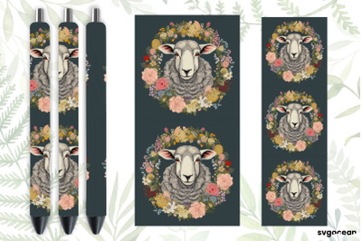 Embroidery Sheep Pen Wraps | Sublimation