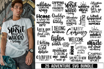 Camping Svg Bundle, Adventure SVG Bundle