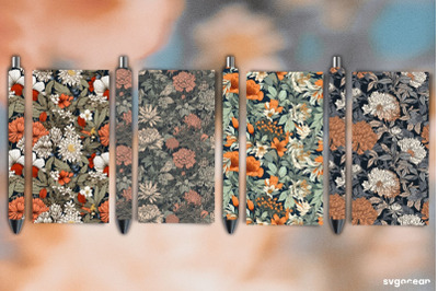 Flowers Pen Wraps Bundle | Sublimation