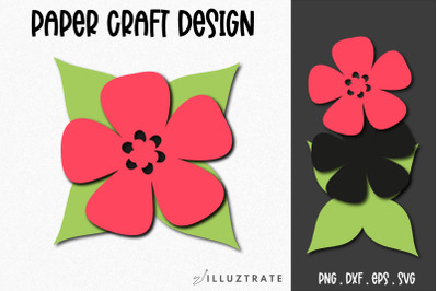 Flower Template SVG | Paper Craft Flower SVG