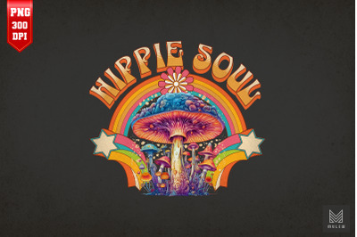 Hippie Soul Mushroom Sublimation