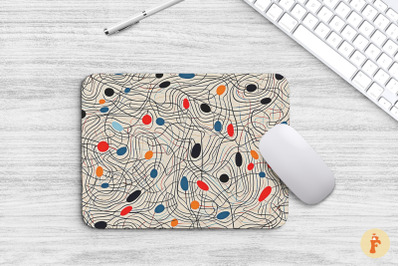 Abstract Line Art  Mouse Pad