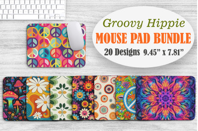 Groovy Hippie Mouse Pad Bundle