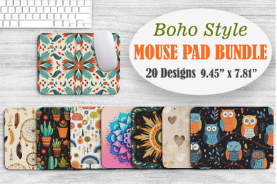 Bohemian Style Mouse Pad Bundle