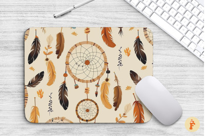 Bohemian Dream Catchers Mouse Pad