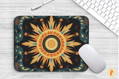 Boho Sun Mouse Pad