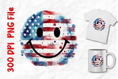 American Smiley Face