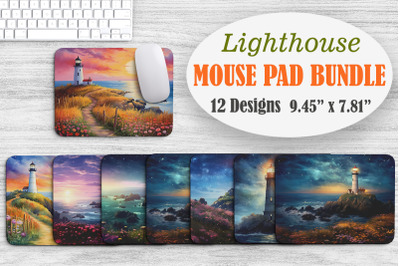 Beautiful Lighthouse Mouse Pad Bundle