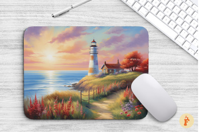 Beautiful Lighthouse Mouse Pad