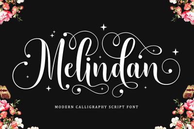 Melindan Script Font