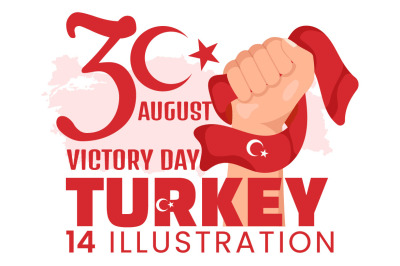 14 Turkey Victory Day Illustration