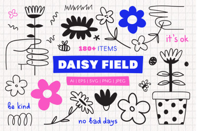 Daisy Field | Doodle collection