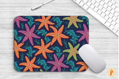 Starfish Five Limbs Mouse Pad