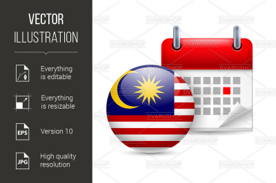 Icon of National Day in Malaysia