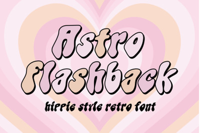 Astro Flashback - A Handwritten Retro Font