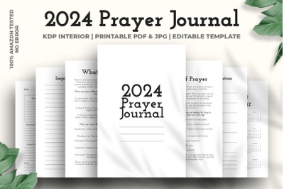 2024 Prayer Journal Kdp Interior