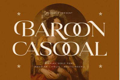 Baroon Casooal Typeface