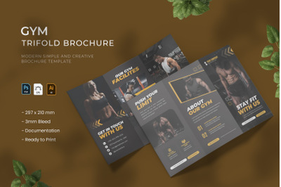 Gym - Trifold Brochure