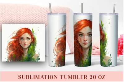 Mermaid Tumbler Sublimation Design&2C; ocean tumbler wrap