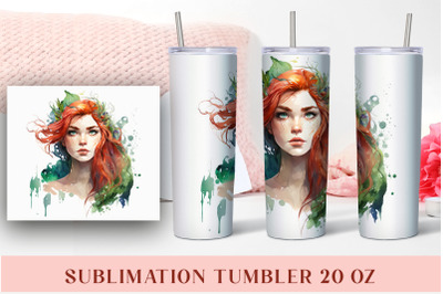 Mermaid Skinny Tumbler Sublimation Designs&2C; PNG Files