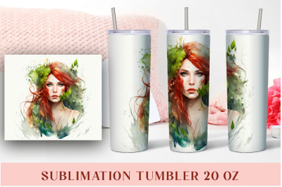 Mermaid Skinny Tumbler Sublimation Designs&2C; PNG Files