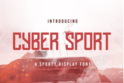 Cyber Sport - Sporty Display Font