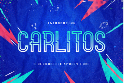 Carlitos - Decorative Sporty Font
