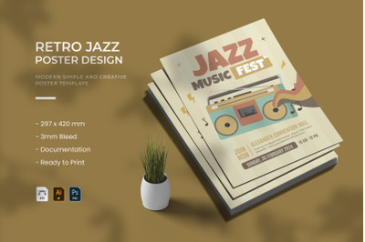 Retro Jazz Fest - Poster