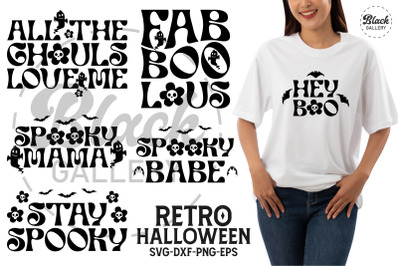 Retro Halloween Mini SVG  Bundle