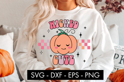 Wicked Cute Halloween SVG Cut File PNG Sublimation