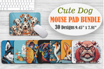 Cute Dog Mouse Pad Bundle