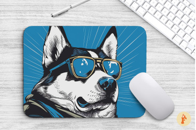 Mouse Pad Husky Dog